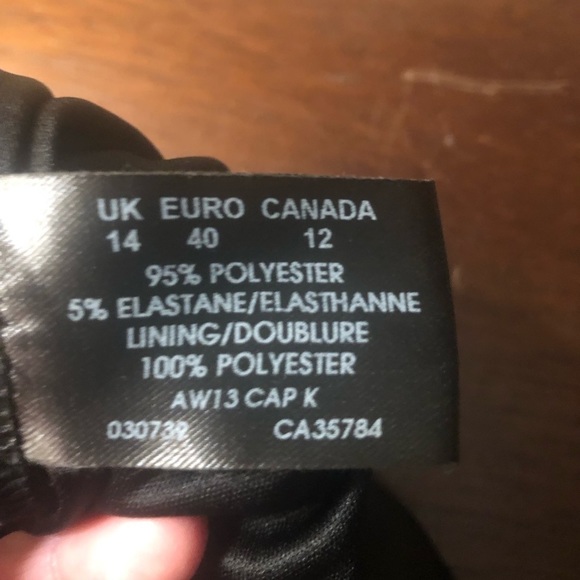 PRECIS UK red & black abstract dress - Picture 4 of 5